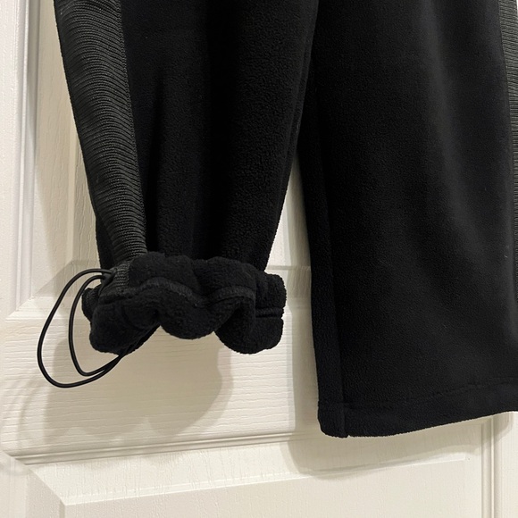 UNIQLO NEEDLES FLEECE WIDE PANTS - BLACK S - Picture 7 of 10